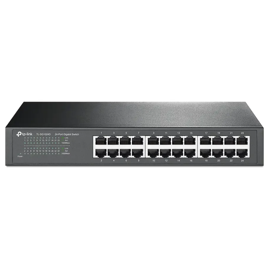 TP-Link TL-SG1024D V9 24-Port Gigabit Desktop/Rackmount Switch