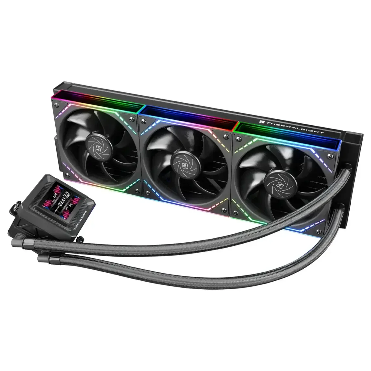 Thermalright Frozen Warframe 360 SE ARGB V2 AIO Liquid CPU Cooler - Black 