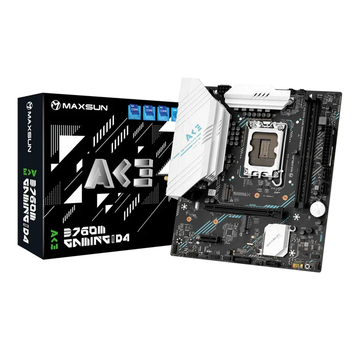 Maxsun B760M Gaming Wifi Ace DDR5 Intel 12/13/14th Gen microATX Motherboard