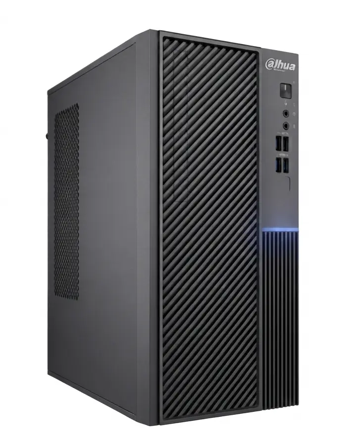 Dahua DHI-MCC8407 Desktop PC, Intel Core i7-14700 14th Gen 16GB DDR5 512GB NVMe, Intel Integrated Graphics KB & Mouse, DOS, Black