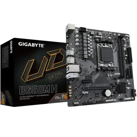 GIGABYTE B650M H – AMD B650, AM5, DDR5, Micro‑ATX Motherboard