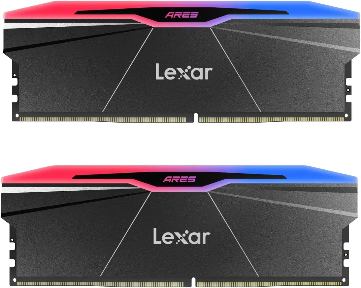Lexar Ares Gen2 RGB 32GB Kit (2 x 16GB) 7600MHz DDR5 Desktop Memory