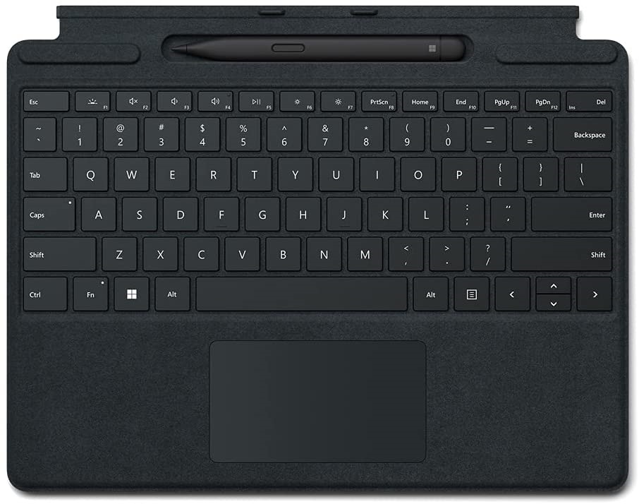 Microsoft Surface Pro Signature Keyboard + Microsoft Surface Slim Pen 2 (Black, Ice Blue, Black Forest, Sapphire, Red, Platinum)