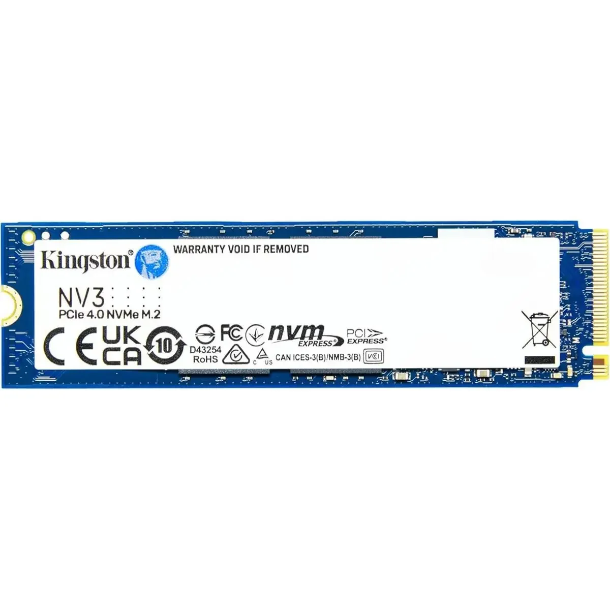 Kingston NV3 500GB M.2 2280 NVMe SSD
