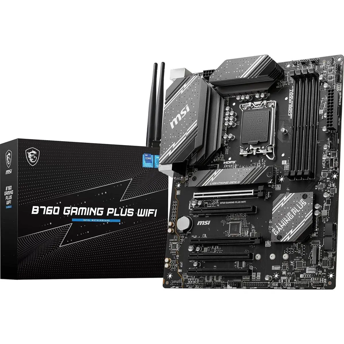 MSI B760 GAMING PLUS WIFI Intel DDR5 WiFi 6E ATX Motherboard