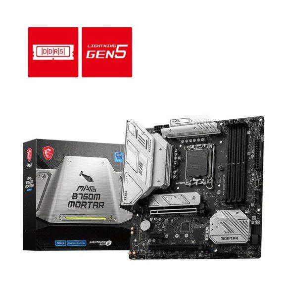 MSI MAG B760M MORTAR DDR5 LGA 1700 Motherboard