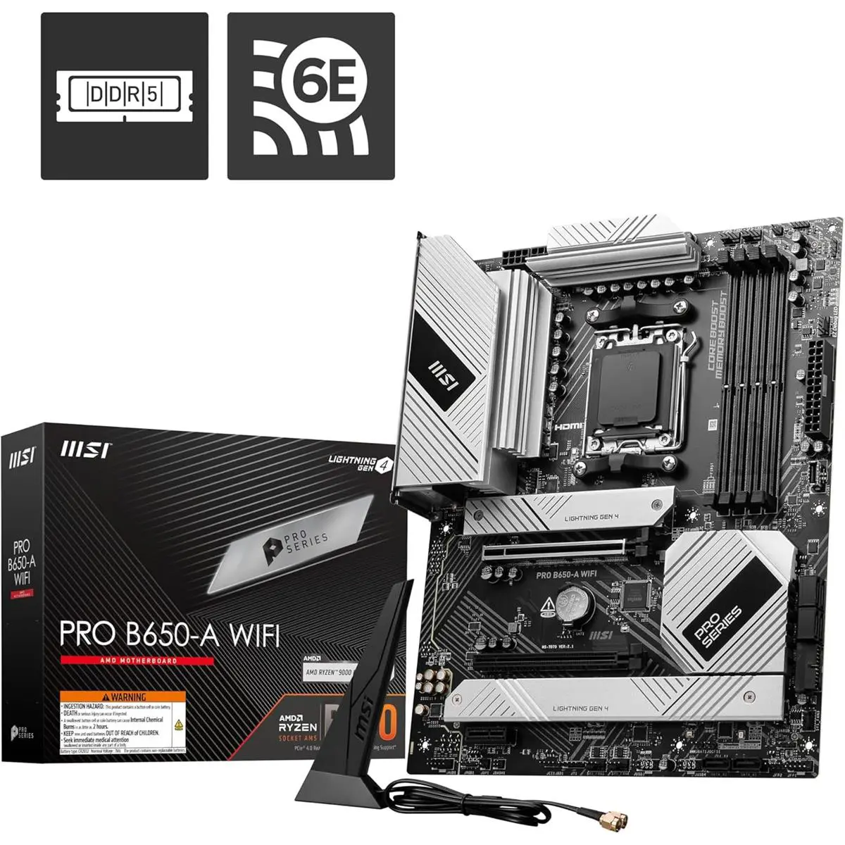 MSI MAG B650 TOMAHAWK WiFi ATX Motherboard