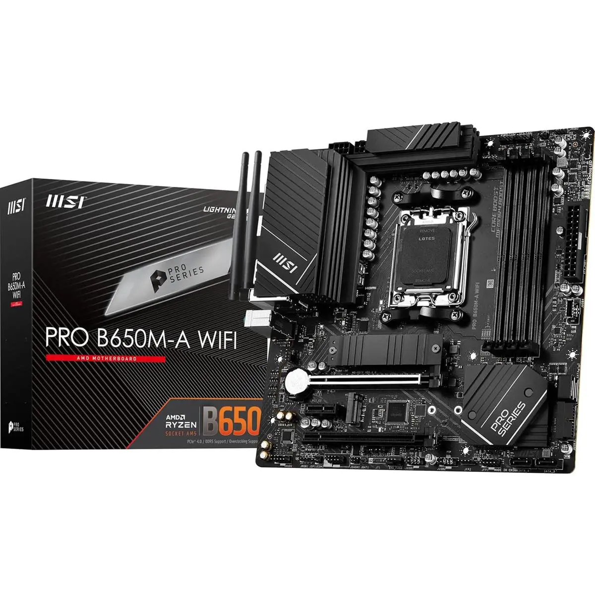 MSI PRO B650M-A WIFI Micro-ATX Motherboard