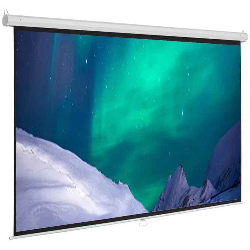 Speed-X Projector Screen 120-Inch Manual 6×8 Feet Matte White