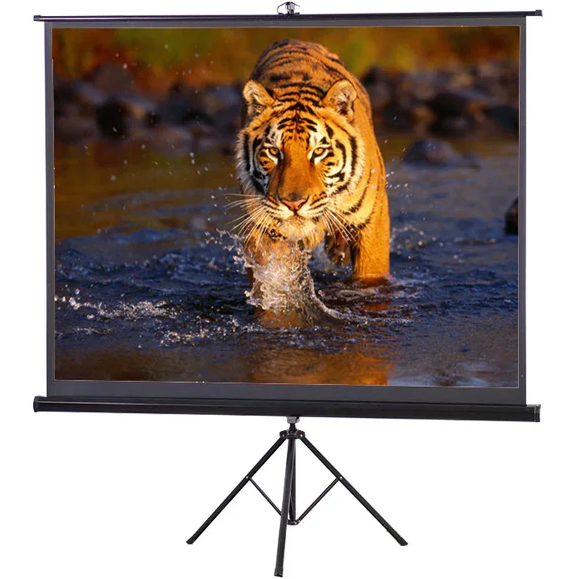 Speed-X Projector Screen 120-Inch Tripod Portable 6×8 Feet
