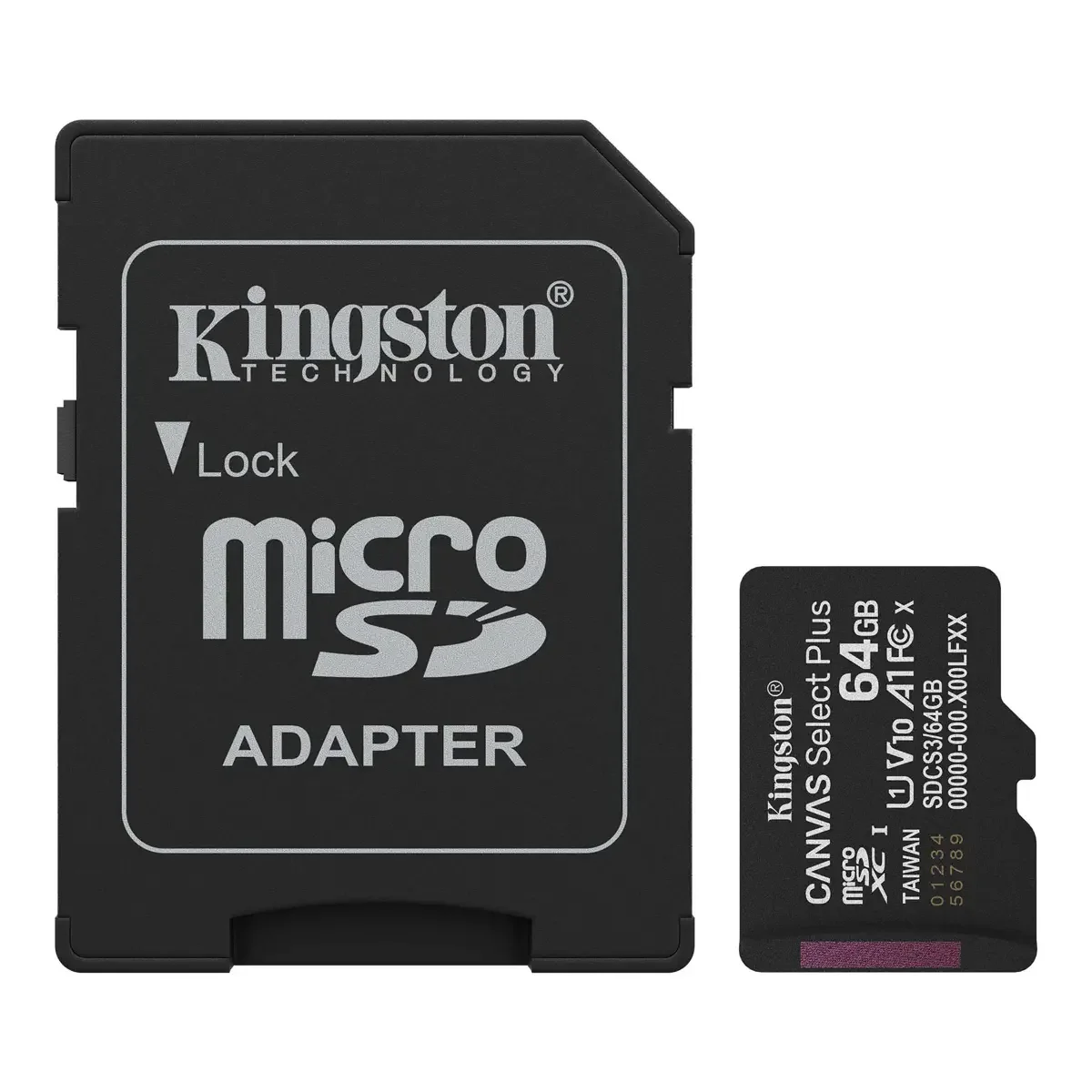 Kingston Canvas Select Plus UHS-I 64GB MicroSD Memory Card