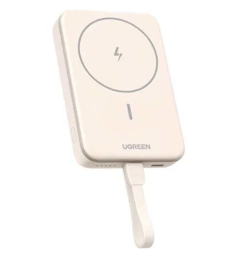 UGREEN MagSafe 10000mAh 20W Power Bank, Built-in USB-C Cable, 35341 