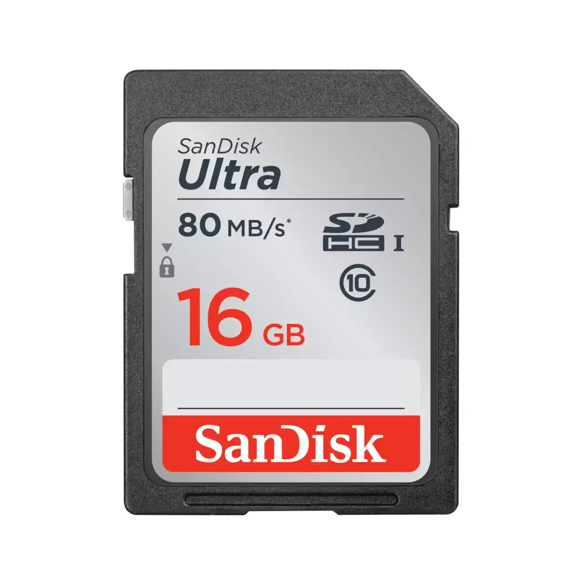 SanDisk Ultra 16GB microSD UHS-I 80Mb/s Memory Card