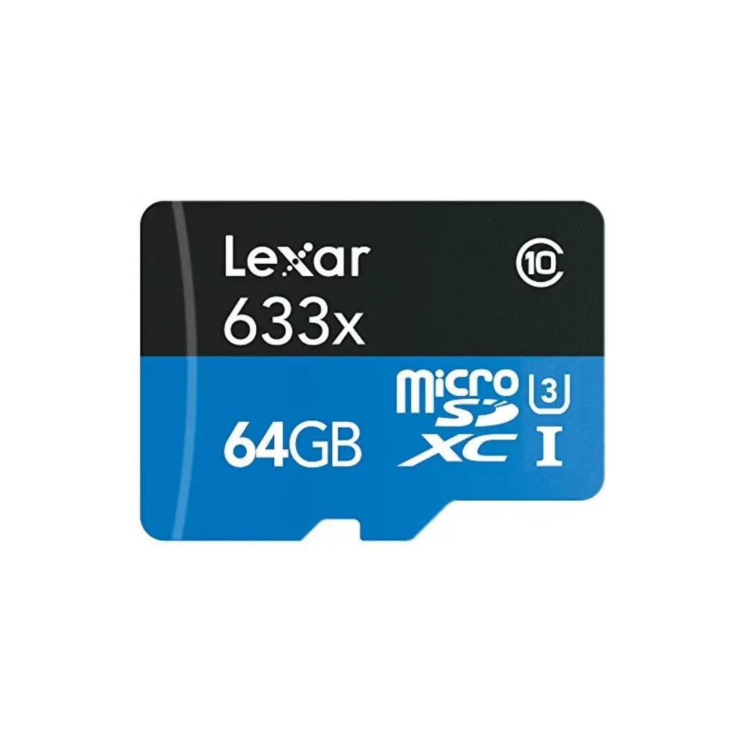 Lexar 64GB 633x microSDXC UHS-I Card BLUE Series