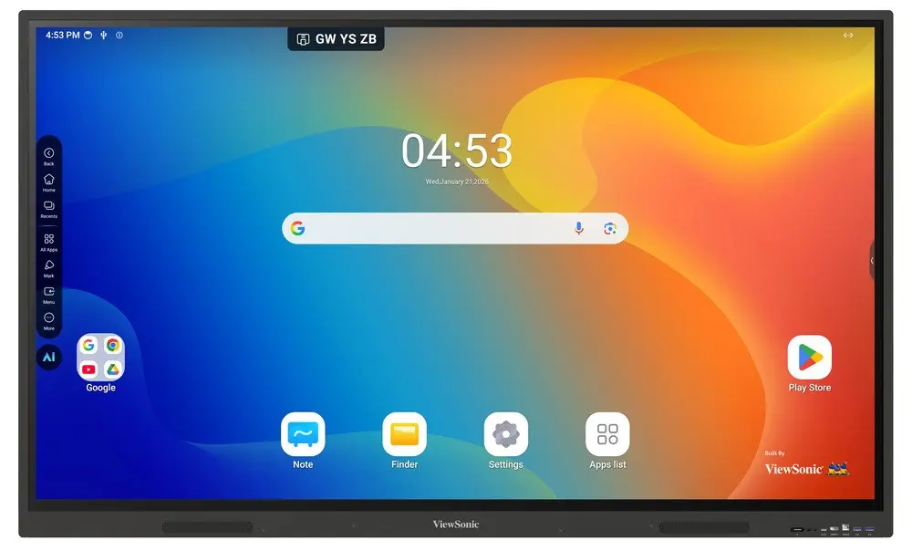 Viewsonic IN8605-C 86” ViewBoard 4K UHD Interactive Display