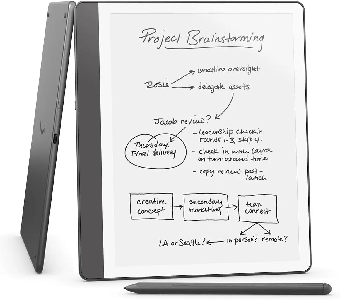 Amazon Kindle Scribe 64GB with Premium Pen – 11" 300 ppi E-Reader & Digital Notebook