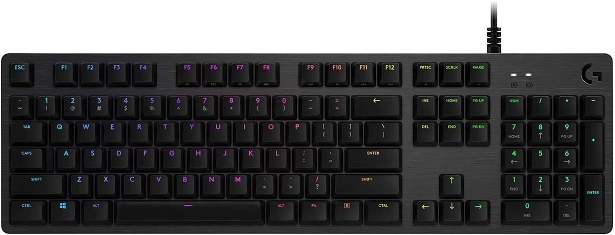 G512 Carbon RGB Mechanical Gaming Keybo… Logitech G512 CARBON RGB Mechanical Gaming Keyboard with GX