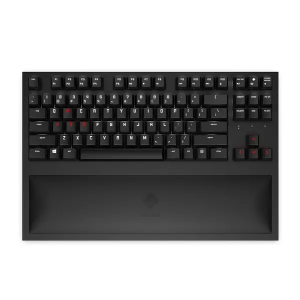 HP Omen Spacer TKL Wireless Gaming Keyboard White & Red Backlit