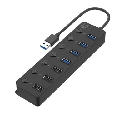 Onten OTN-5302 7 Port 4xUSB 3.0 3xUSB 2.0 Smart Hub
