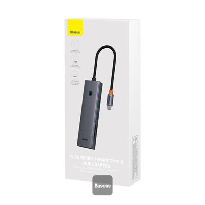 Baseus UltraJoy Series 7-Port HUB Docking Station Space Grey Type-C to HDMI4K@60Hz