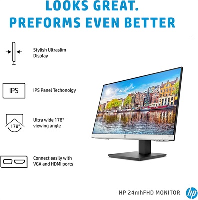 HP 24mh Full HD 1920 x 1080 24" LED Monitor