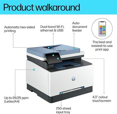 HP Color LaserJet Pro M3303SDW All in One Printer