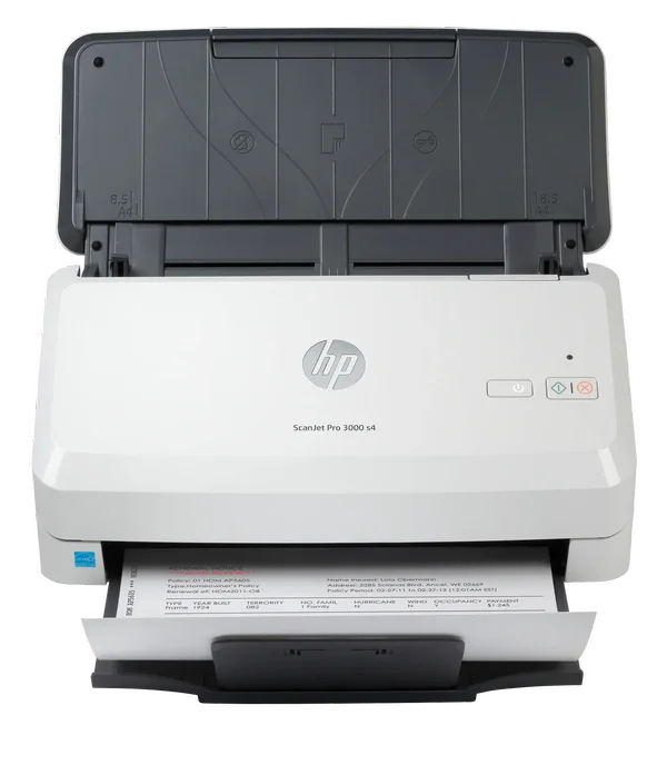 HP ScanJet Pro 3000 S4 Sheet-Feed Scanner, 50-Sheet ADF, USB 3.0