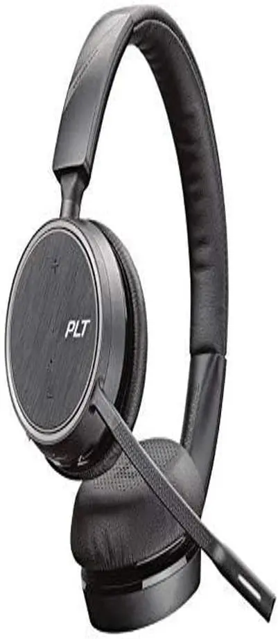 Poly Voyager 4220 Office Stereo Bluetooth Headset with USB-A Base for PC & Desk Phone
