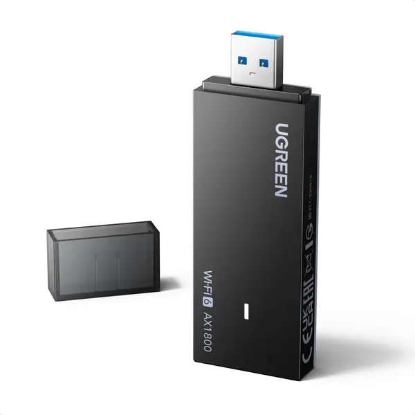 UGREEN AX1800 Wi-Fi 6 USB Adapter | Dual Band, WPA3, Windows 11/10