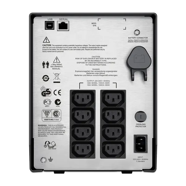 APC Smart-UPS C 1000VA LCD 230V Tower UPS – SMC1000I