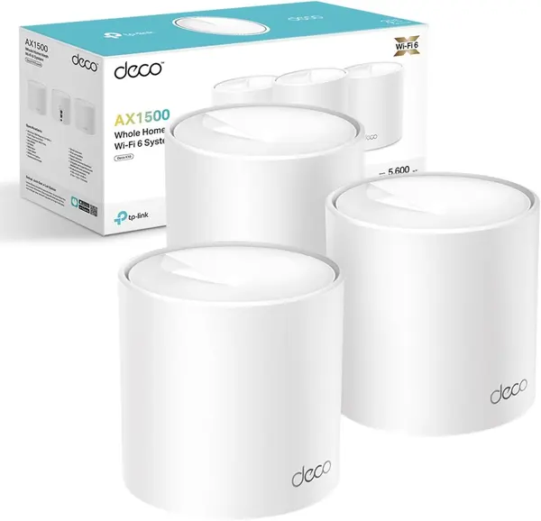 TP-Link Deco X10 (3-pack) AX1500 Whole Home Mesh Wi-Fi 6 System