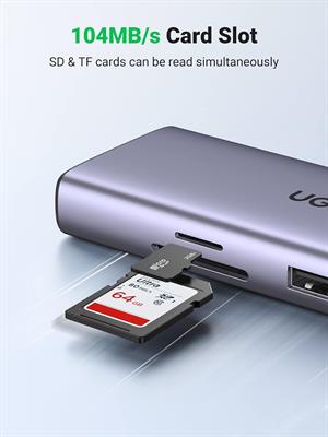 UGREEN 9 in 1 Type C Multifunctional Adapter 90119