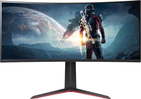 LG 34GP63A-B Ultragear 34" Curved QHD (3440 x 1440) Gaming Monitor – 160Hz, HDR10