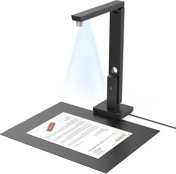 CZUR Lens Pro 12MP USB Document Scanner with OCR & 1080P Video