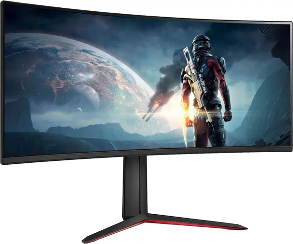 LG 34GP63A-B Ultragear 34" Curved QHD (3440 x 1440) Gaming Monitor – 160Hz, HDR10