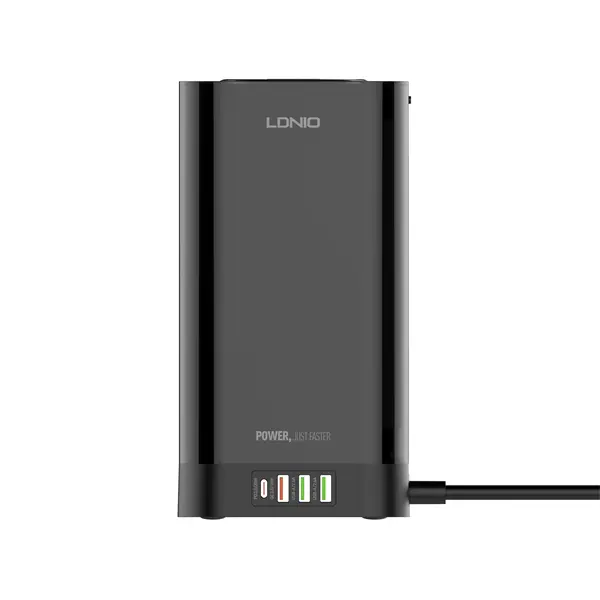 LDNIO SKW6457 2500W UK Tower Extension Socket with 30W PD & Wireless