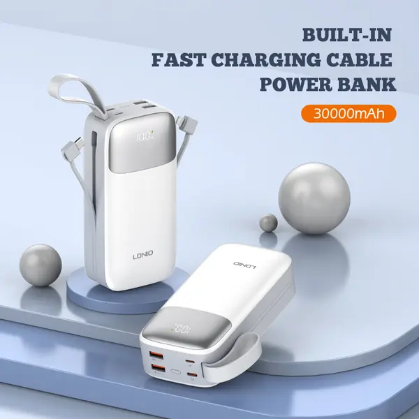LDNIO PQ30 30000mAh Power Bank 22.5W Fast Charging