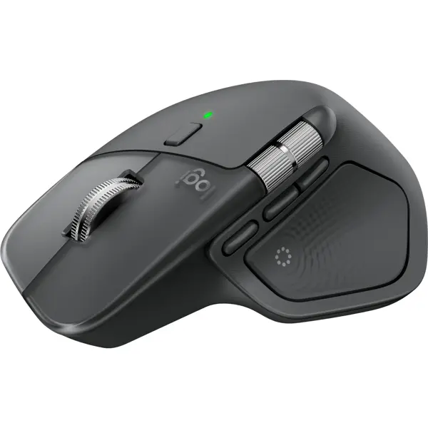 Logitech MX Master 4 - Graphite, Ergonomic Wireless Mouse with Advanced Performance Haptic Feedback, Ultra-Fast Scrolling, USB-C Charging, Bluetooth, Windows, MacOS 