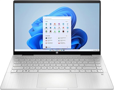 HP Pavilion x360 14-EK0033DX 2-in-1 Laptop Intel Core i5-1235U 8GB DDR4 512GB SSD Fingerprint Reader 14" FHD IPS Touchscreen Backlit KB Windows 11