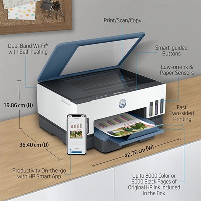 HP 725 Smart Ink Tank - All in One with Duplex