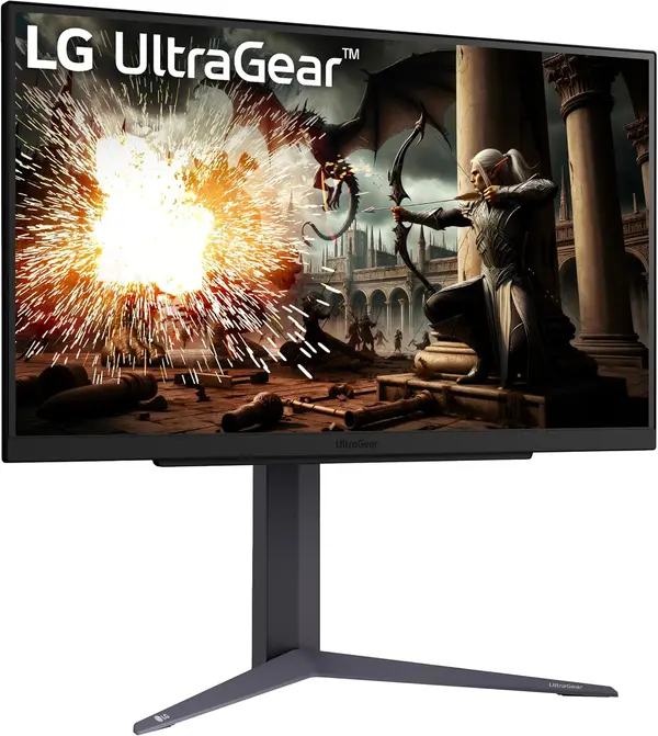 LG 27GS75Q-B 27" UltraGear QHD Gaming Monitor – 180Hz (O/C 200Hz), G-SYNC, FreeSync