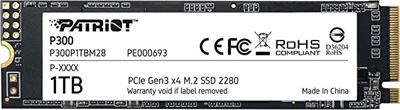Patriot P300 1TB M.2 2280 PCIe NVMe SSD