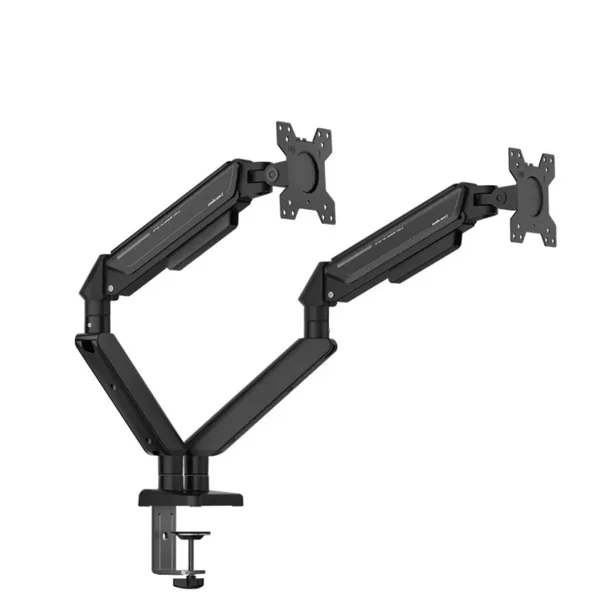 AndaSeat Stealth II Duo Dual Monitor Arm Adjustable Desk Mount Black (AD-W-A6D-2S-BB)