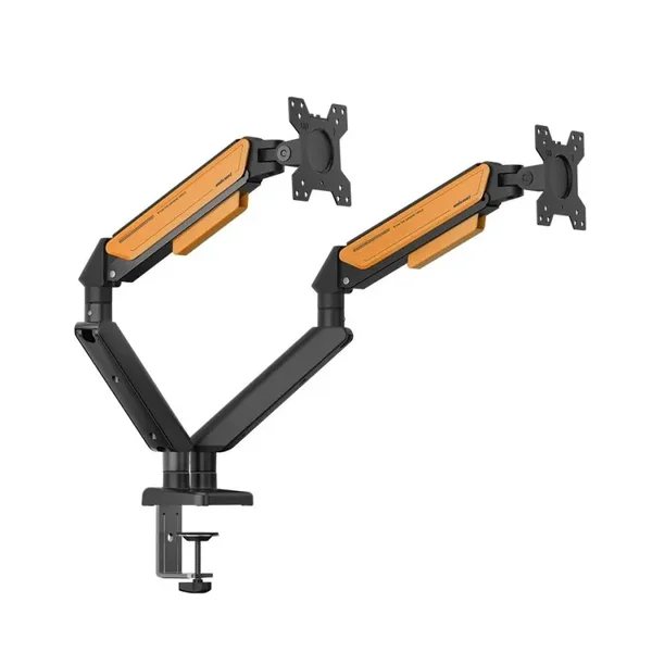 AndaSeat Stealth II Duo AD-W-A6D-2S-BO Dual Monitor Arm – 17–32" Gas Spring Mount