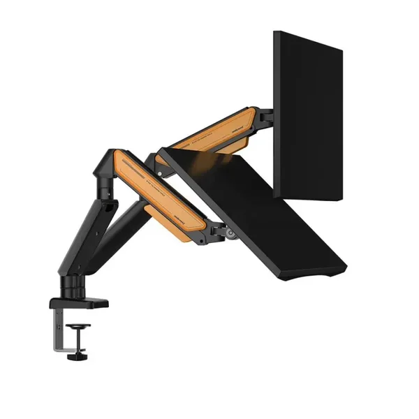 AndaSeat Stealth II Duo AD-W-A6D-2S-BO Dual Monitor Arm – 17–32" Gas Spring Mount