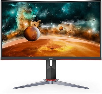AOC QHD-2K 27" 144hz Gaming Curved LED Monitor