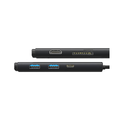 Baseus Lite Series 6 Port Type C HUB Black