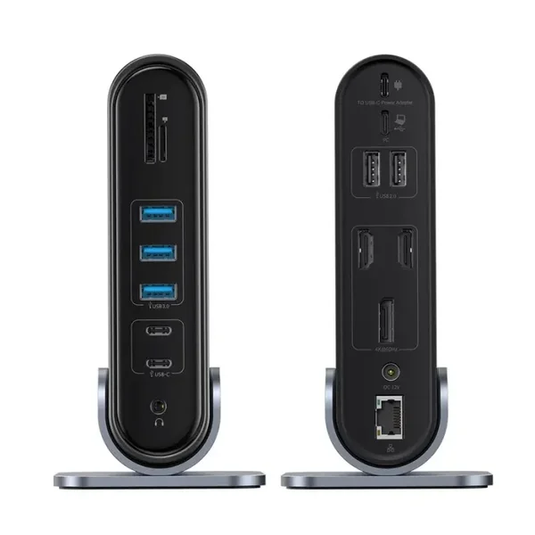 Baseus UnionJoy 14-Port Triple-Screen USB-C Hub B00532303812-00