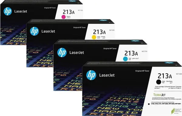  HP 213A Multipack - Full Set of 4 Toner Cartridges (Original)