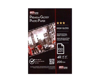 Ecotone Premium Glossy Photo Paper 4R